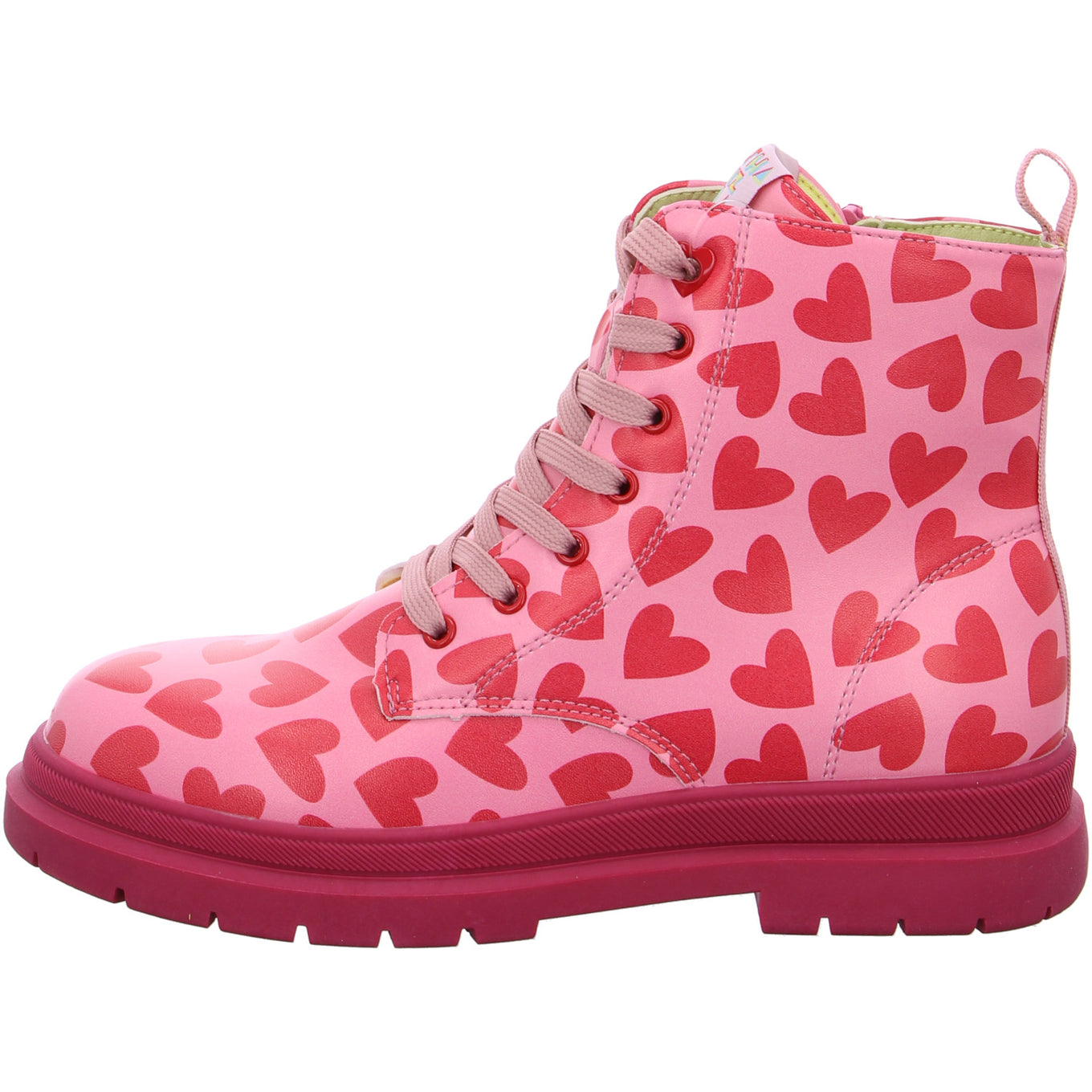 Garvalin Mat Schnürstiefel Rosa