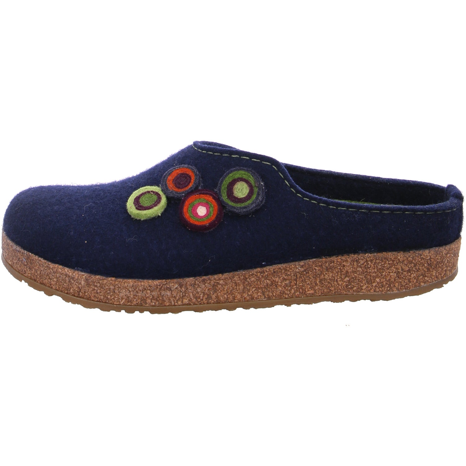 Haflinger Grizzly Kanon Hausschuh Blau