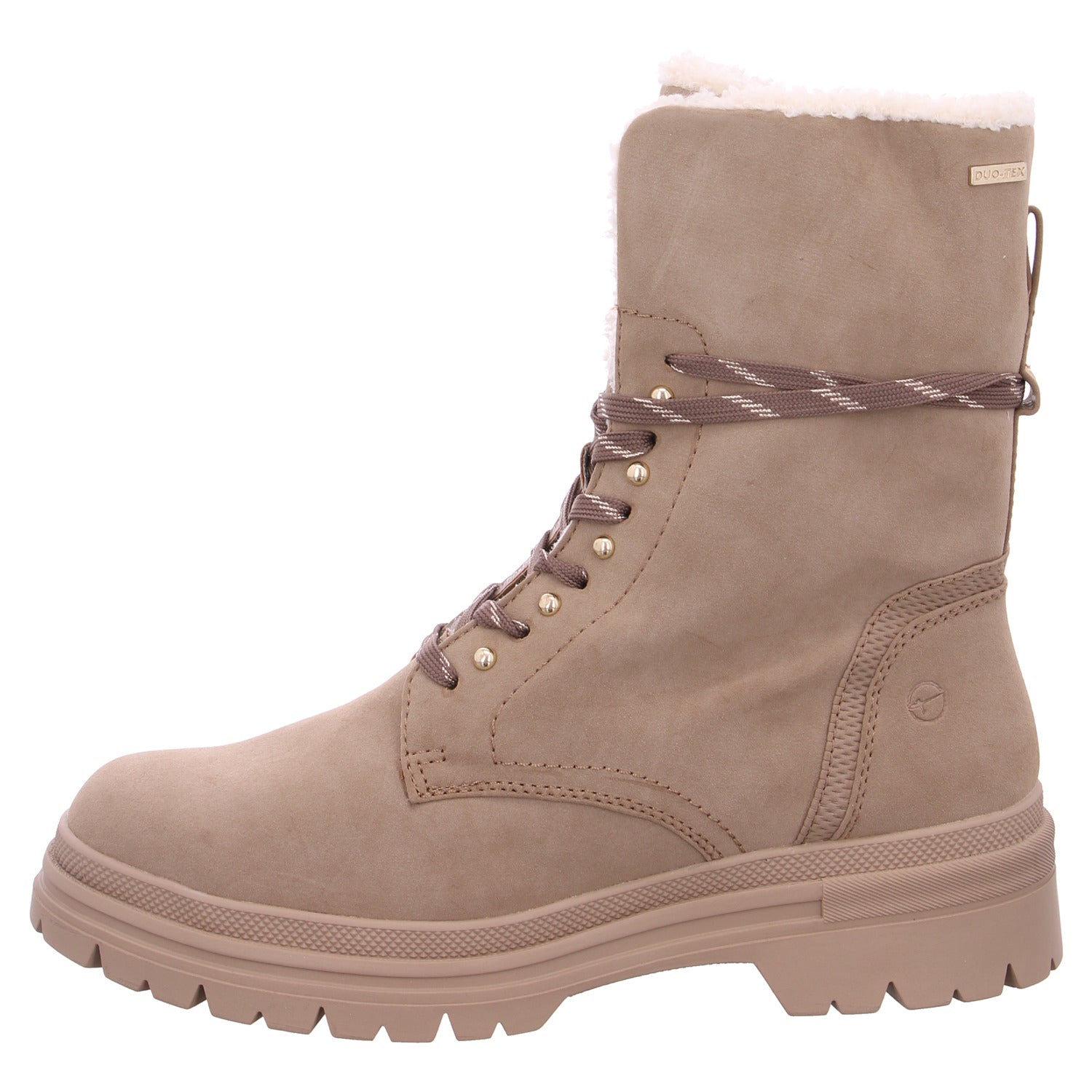 Tamaris Schnürstiefel Beige