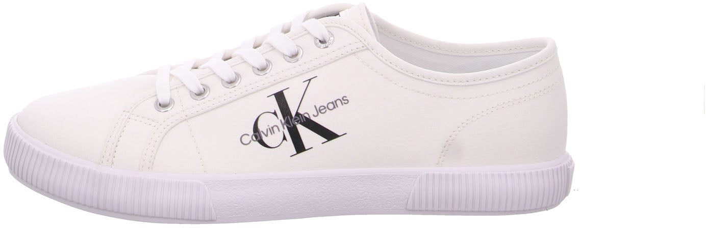 Calvin Klein Essential Leinenschuh Weiß