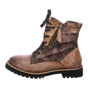 Laura Vita Schnürstiefelette Beige