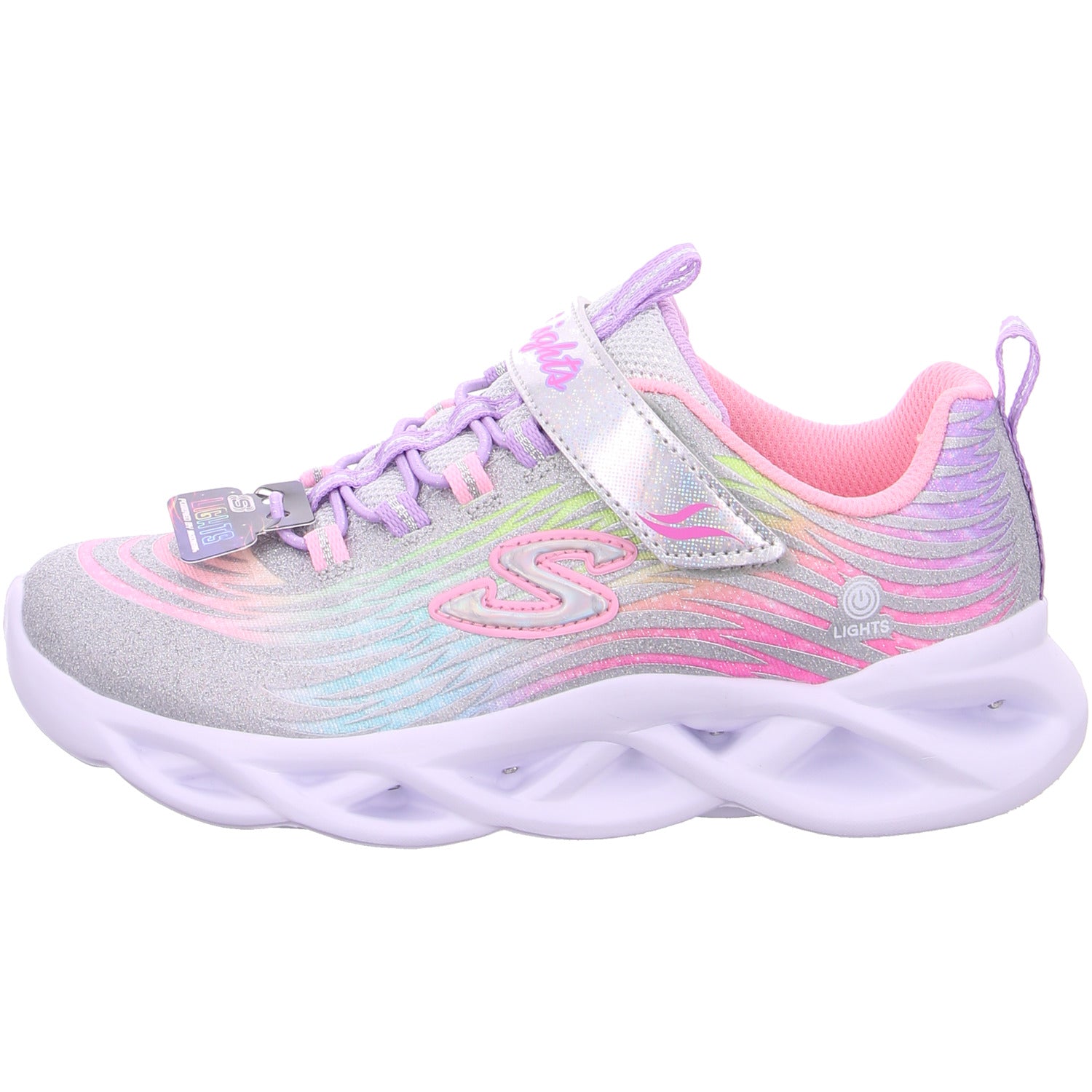 Skechers Twisty Birds Klettschuh Metallic