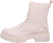 Marco Tozzi Schnürstiefel Beige