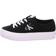 Calvin Klein Vulc Flatform Essential Leinenschuh Schwarz