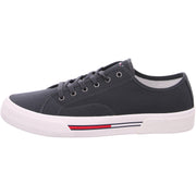 Tommy Hilfiger Lace Up Canvas Leinenschuh Grau
