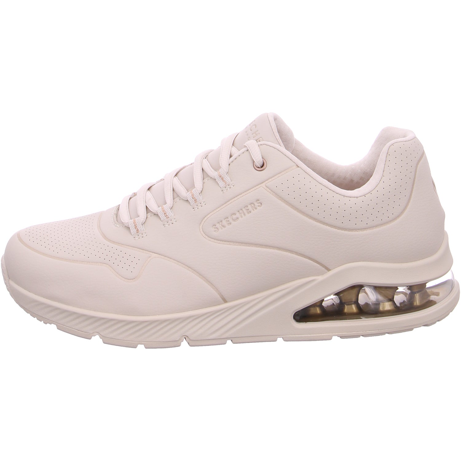 Skechers Uno 2 Golden Trim Sneaker Weiß