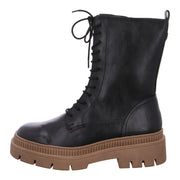Marco Tozzi Schnürstiefel Schwarz