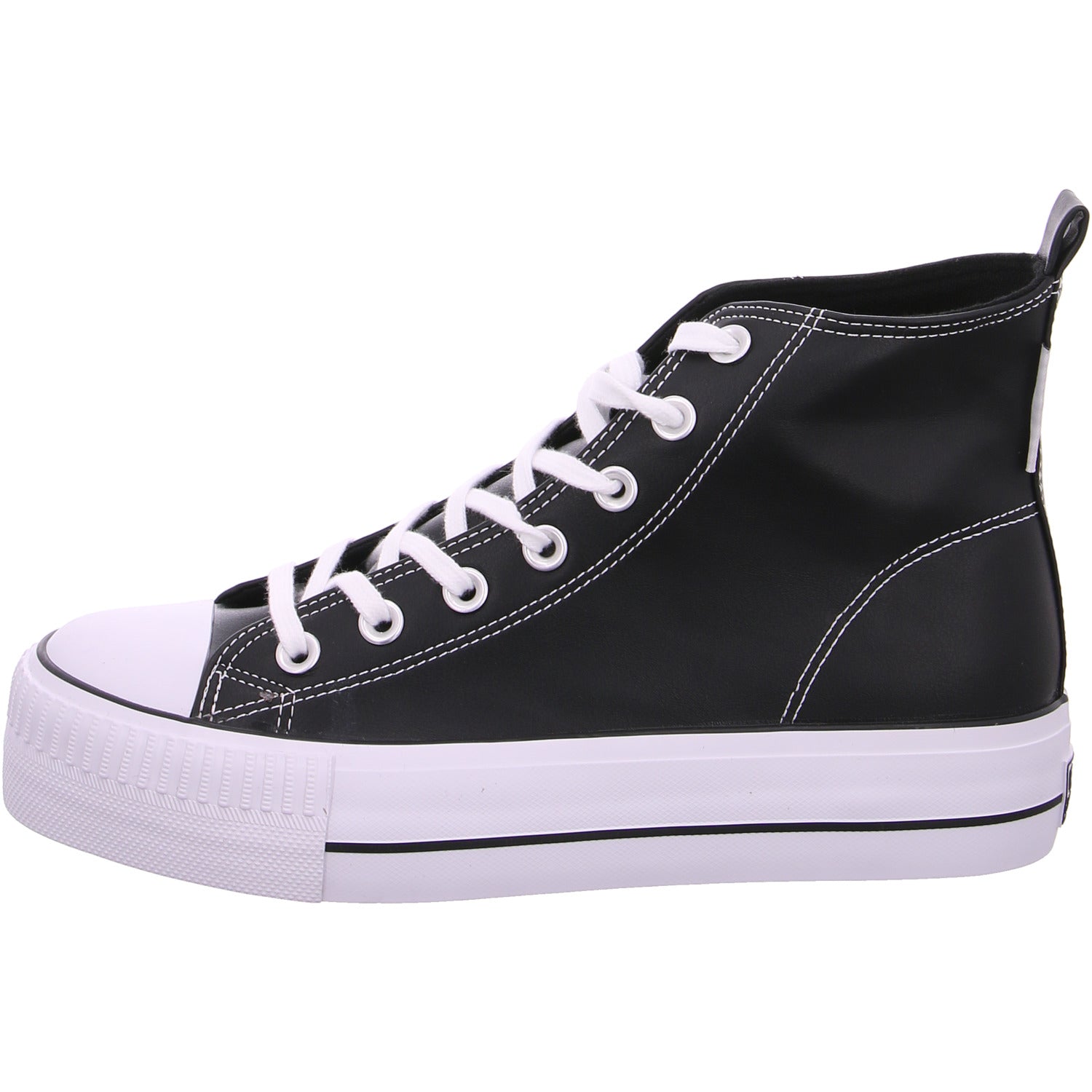 British Knights Kaya Mid PU Schnürstiefel Schwarz