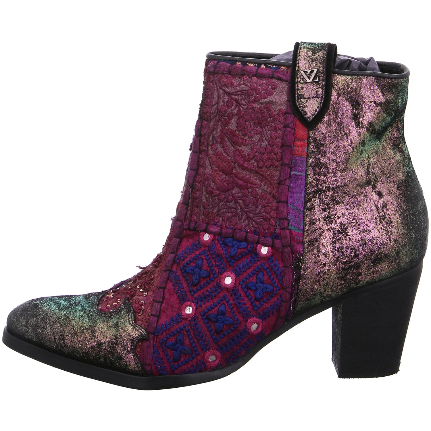 Lazamani Stiefelette Rot