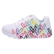 Skechers Uno Lite Schnürer Weiß