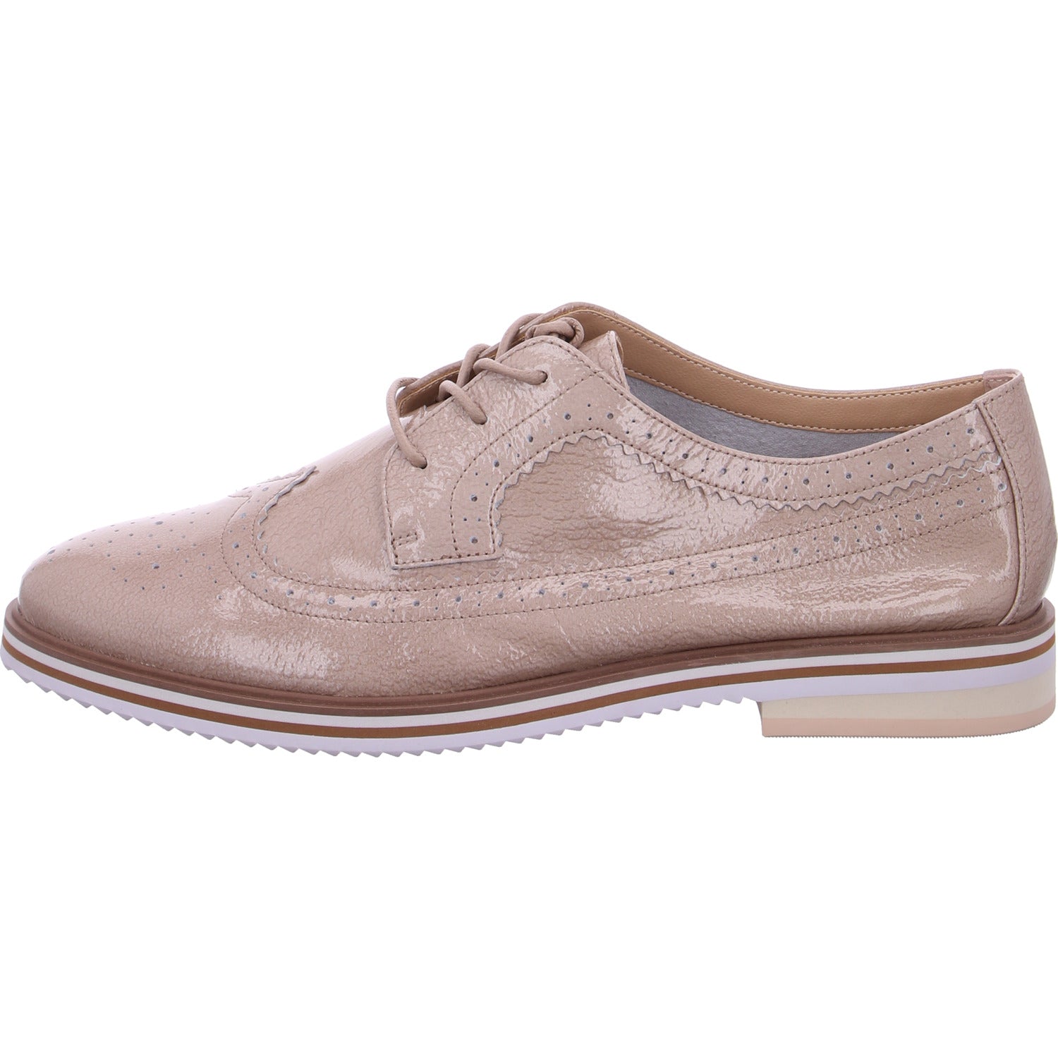 regarde le ciel eleganter Schnürer Beige