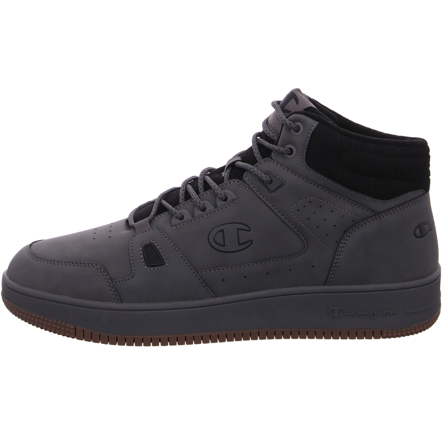 Champion RD18 Mid Cord Schnürstiefel Grau