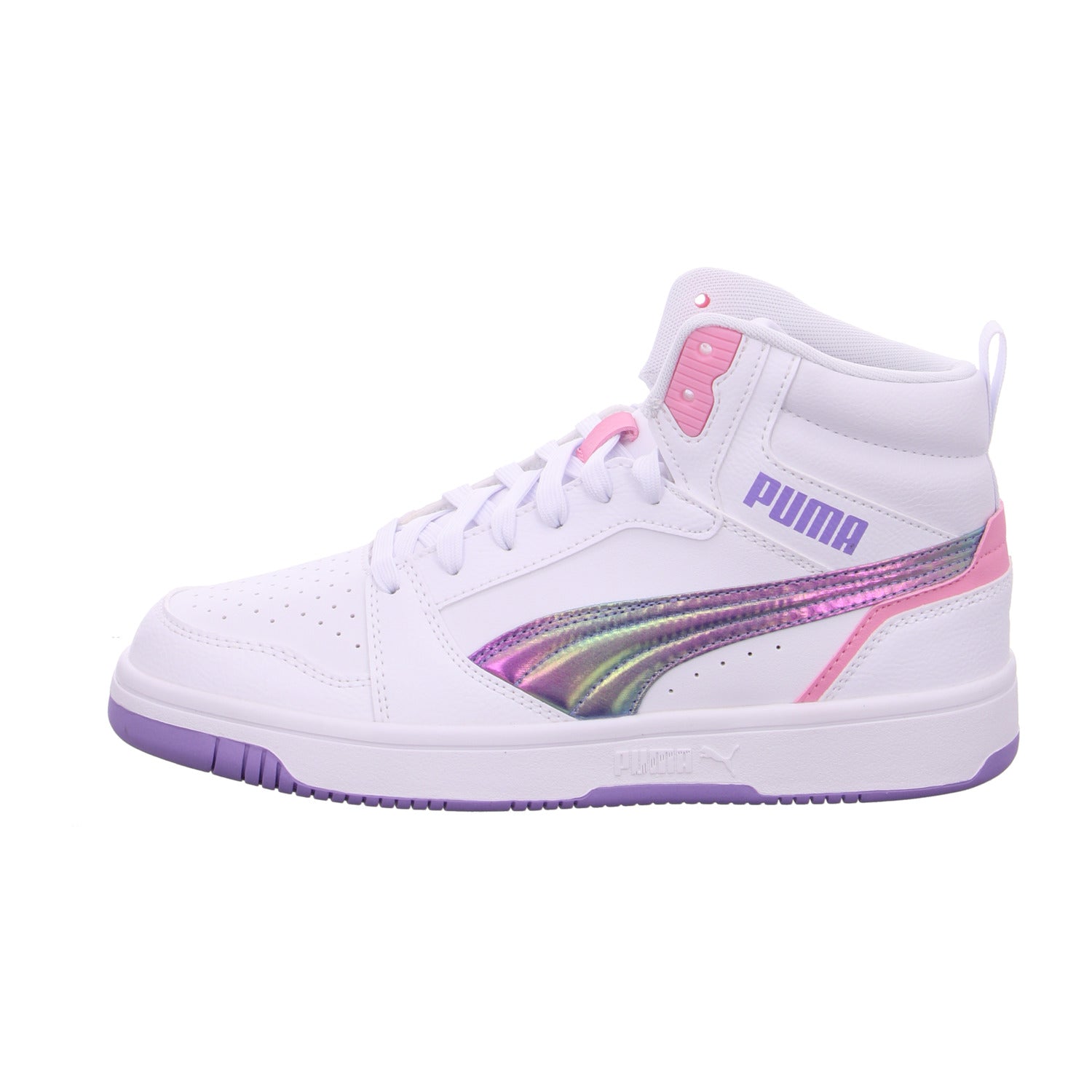 Puma Rebound V6 Mid Schnürstiefel Weiß