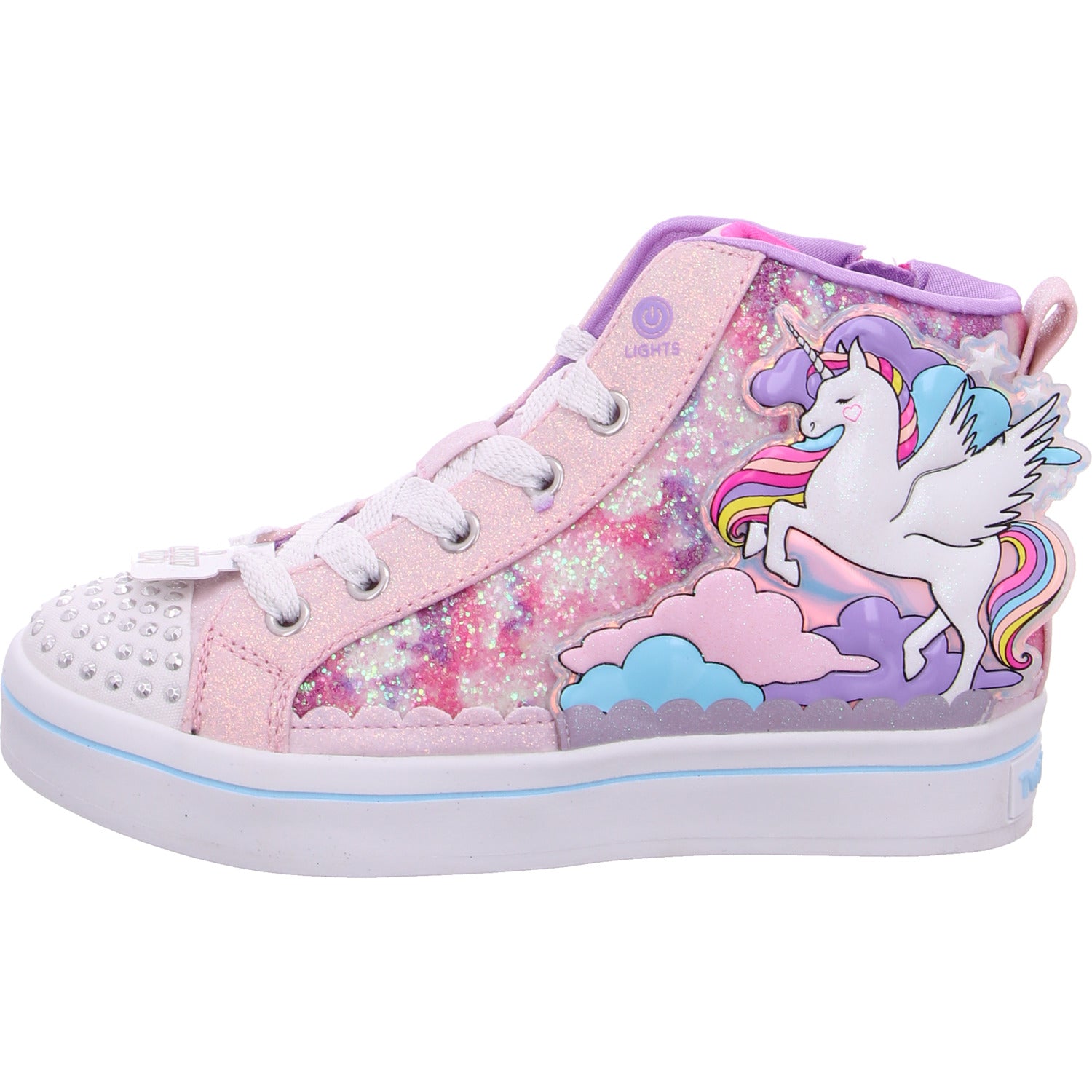 Skechers Twi Lites 2.0 Schnürstiefel Rosa