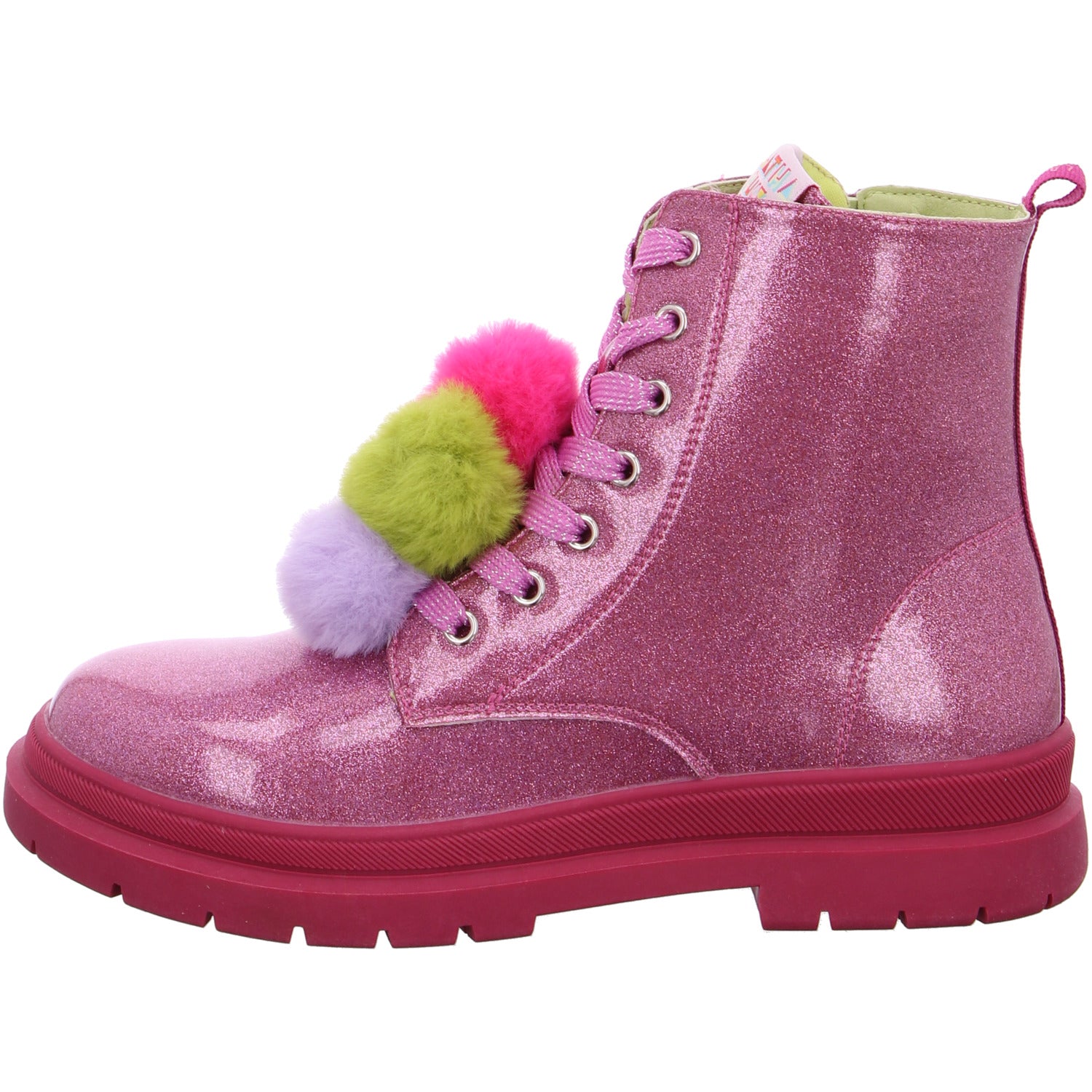 Garvalin Gliter Schnürstiefel Rosa