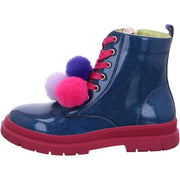 Garvalin Gliter Schnürstiefel Blau