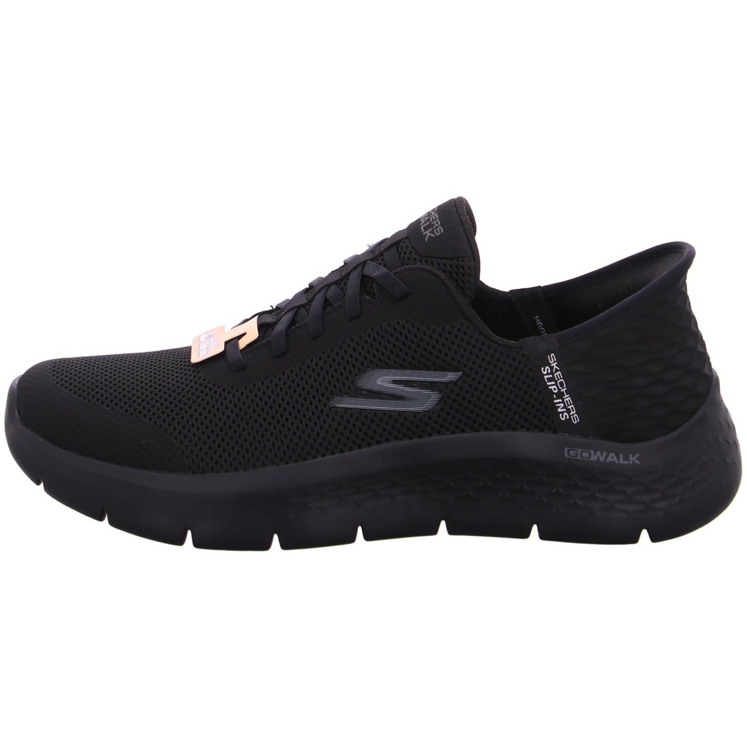 Skechers Go Walk Flex Slipper Schwarz