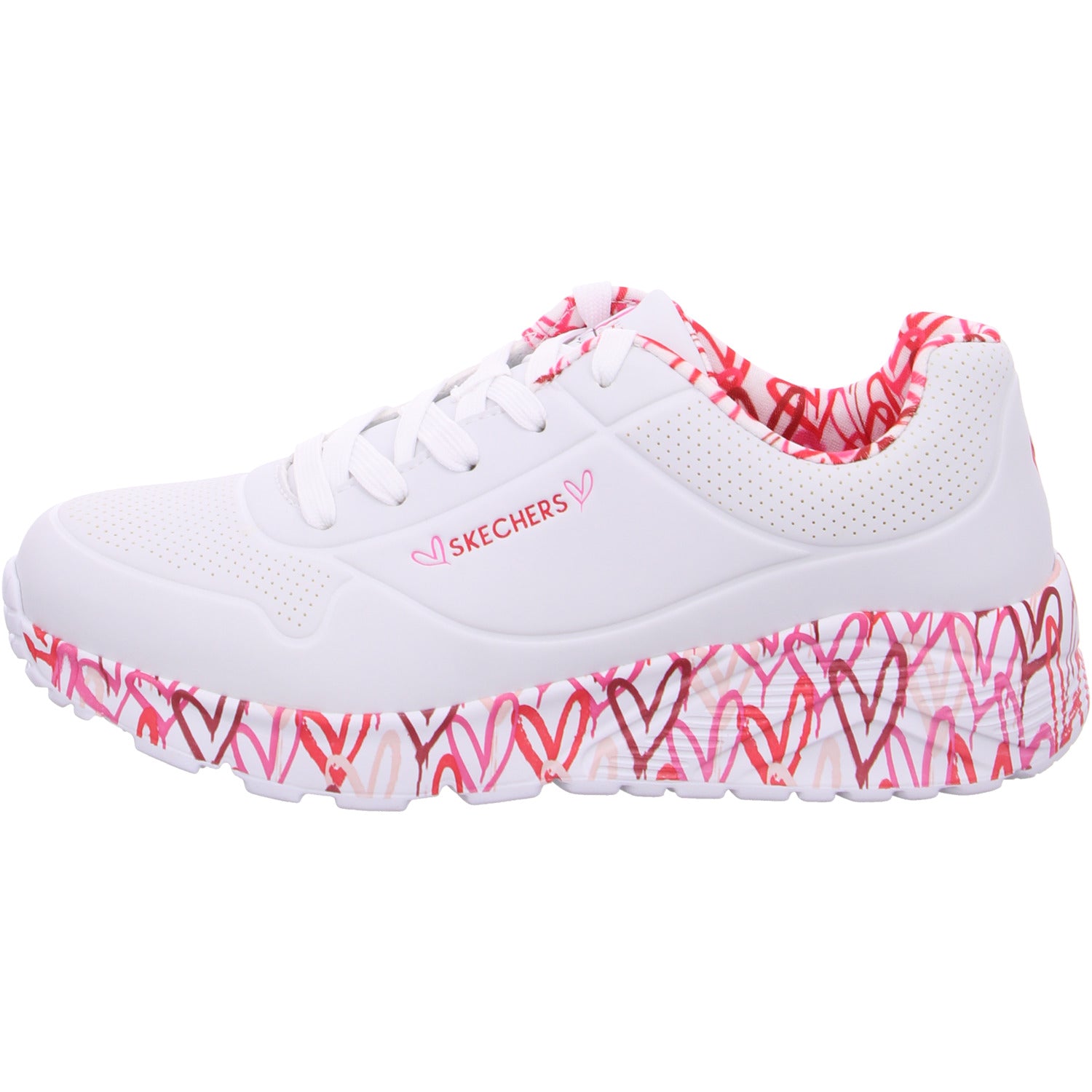Skechers Uno Lite Schnürer Weiß