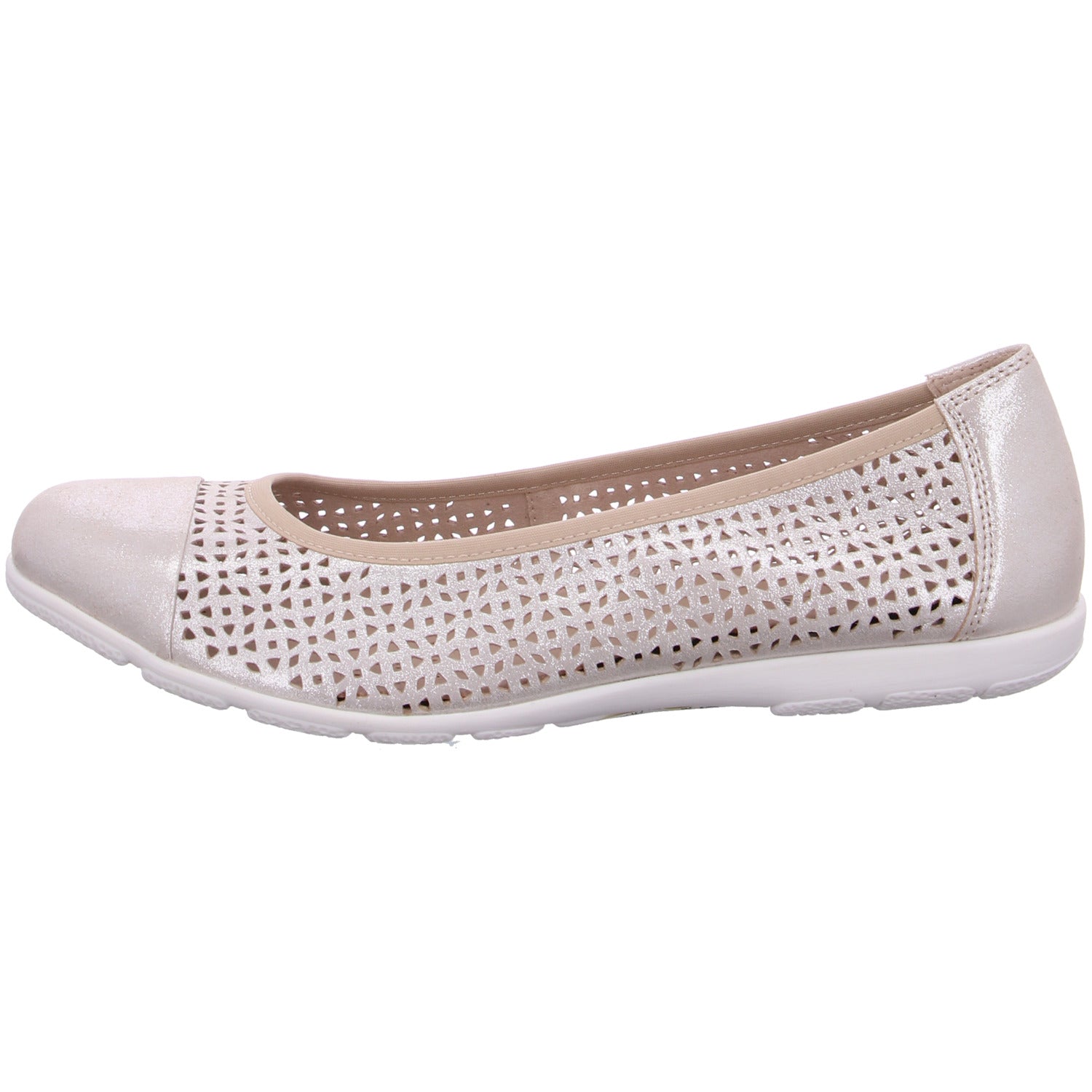 Caprice Ballerina Metallic