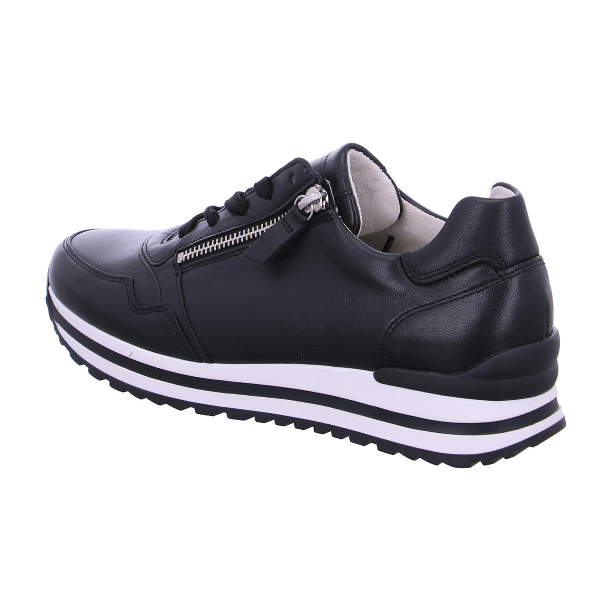 Produktbild von GABOR Damen Hightop-Sneaker Samtchevreau Reißverschluss Obermaterial